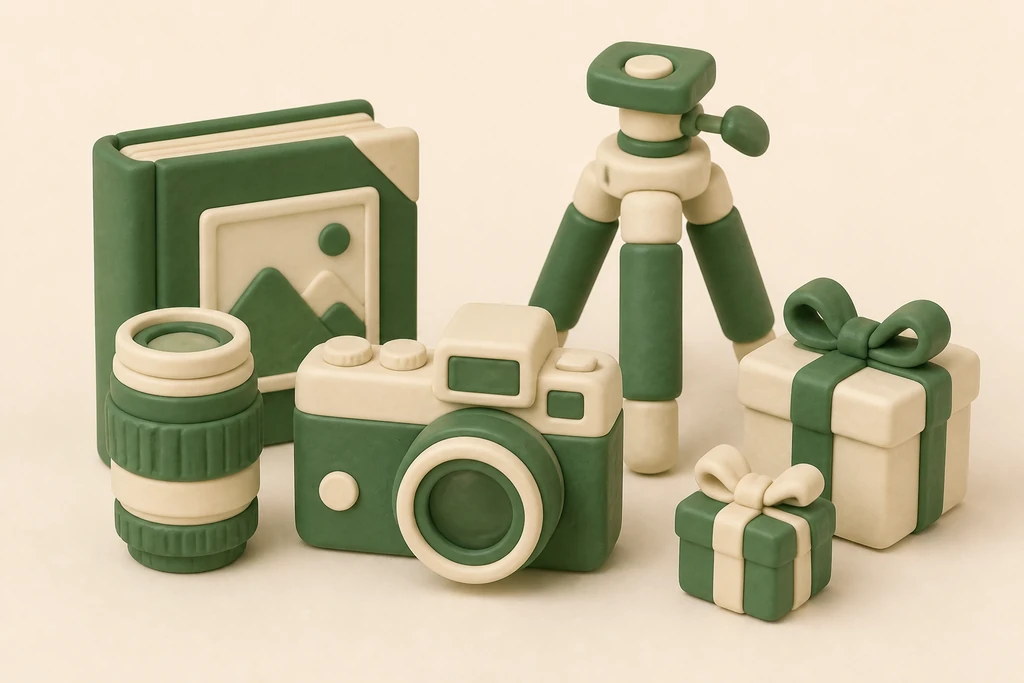 Cadeau voor fotografen: gear, cursus en print